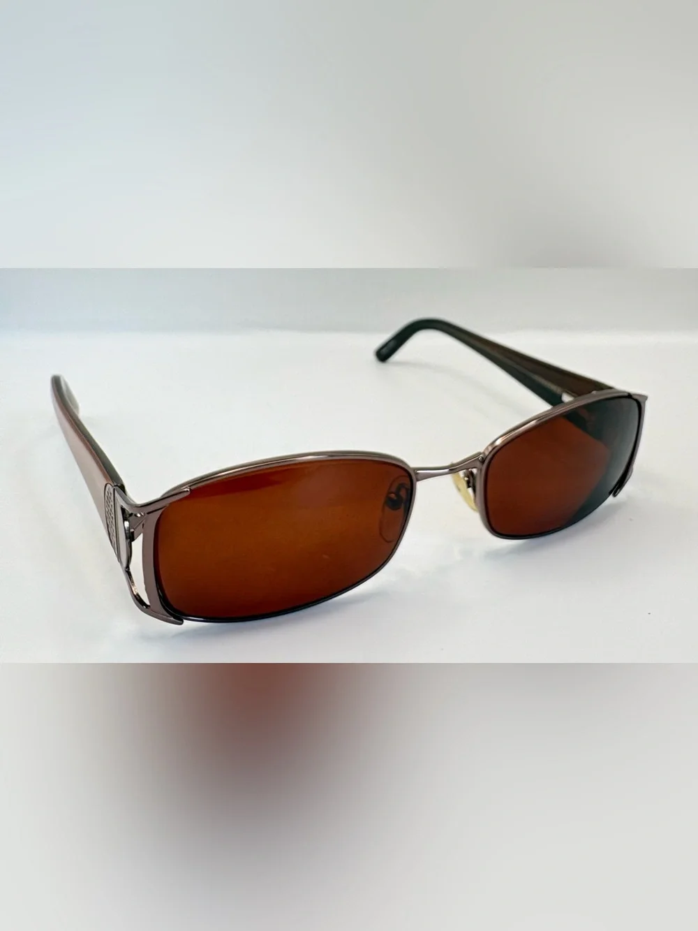 Legacy Lane 24 Brown Oval Sunglasses Frames Only